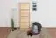 Shoe cabinet solid, natural pine wood Junco 211 - Dimensions 150 x 58 x 30 cm