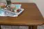 Dining Table 001, solid pine wood, oak finish - H75 x W80 x D50 cm