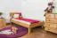Youth bed Wooden Nature 02, solid oak wood, oiled, solid - 90 x 200 cm