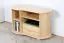 TV cabinet  solid, natural pine wood Junco 201 - Dimensions 60 x 96 x 48 cm