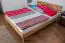 Futon bed / Solid wood bed Wooden Nature 03, heartbeech wood, oiled - size 160 x 200 cm