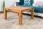 Coffee table Wooden Nature 419 Solid Oak - 45 x 80 x 80 cm (H x W x D)