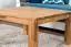 Coffee table Wooden Nature 419 Solid Oak - 45 x 80 x 80 cm (H x W x D)
