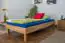 Youth bed Wooden Nature 04, heartbeech wood, oiled, solid - 100 x 200 cm