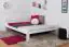 Youth bed ' Easy Premium Line ® ' K5, 160 x 200 cm Beech solid wood white lacquered