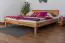 Futon bed / Solid wood bed Wooden Nature 01, heartbeech wood, oiled  - size 180 x 200 cm