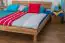 Futon bed / Solid wood bed Wooden Nature 03, heartbeech wood, oiled - size 180 x 200 cm
