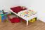 Kid / youth bed ' Easy Premium Line ® ' K1/Voll 90 x 190 cm solid beech wood white lacquered 