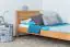Single bed/guest bed Wooden Nature 141 Solid Beech natural - 90 x 200 cm (W x D)