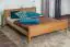 Double bed/Guest bed Wooden Nature 141 Beech Solid Natural - 160 x 200 cm (W x L)