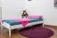 Children's bed / Youth bed A14, solid pine wood, white, incl. slatted frame - 90 x 200 cm