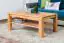 Coffee table Wooden Nature 124 Solid Beech - 105 x 65 x 45 cm (W x D x H)