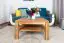 Coffee table Wooden Nature 122 Solid Oak - 80 x 80 x 45 cm (W x D x H)