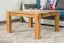 Coffee table Wooden Nature 120 Solid Oak - 80 x 80 x 45 cm (W x D x H)