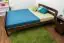 Children's bed / Youth bed A6, solid pine wood, nut finish, incl. slatted frame - 160 x 200 cm 