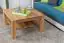 Coffee table Wooden Nature 420 Solid Oak - 80 x 80 x 45 cm (W x L x H)