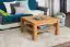 Coffee table Wooden Nature 122 Solid Beech - 80 x 80 x 45 cm (W x D x H)