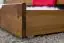 Drawer for bed- pine solid wood oak-coloured 003- Dimension  18,50 x 198 x 54 cm