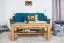 Coffee table Wooden Nature 420 Solid Oak - 105 x 65 x 45 cm (W x D x H)