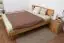 Platform bed / Solid wood bed Wooden Nature 02, oak wood, oiled - 180 x 200 cm