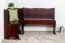 Corner bench Pine Solid wood walnut Color Junco 243 - Dimensions: 84 x 110 x 152 cm (H x W x D)