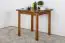 Table Pine Solid wood Color Oak Rustic Junco 233B (angular) - 75 x 75 cm (W x D)