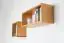 Hanging rack/wall shelf Pine solid wood Alder color Junco 293 - 25 x 60 x 20 cm (h x W x d)