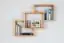 Hanging rack/wall shelf Pine solid wood Alder color Junco 289 - 66 x 88 x 20 cm (h x W x d)