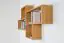 Hanging rack / Wall shelf solid pine wood Color: Alder Junco 282 - Dimensions: 76 x 166 x 20 cm (H x W x D)