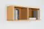 Hanging rack/wall shelf Pine solid wood Alder color Junco 334 - 30 x 81 x 24 cm (h x W x d)