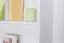 Wall shelf 012, solid pine wood, white finish - Dimensions H70 x W90 x D20 cm 