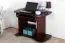 Desk Junco 197, solid pine wood, Walnut colours - Measurements: 75 x 100 x 60 cm (H x W x D)