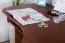 Desk Junco 197, solid pine wood, Oak rustic colours - Measurements: 75 x 100 x 60 cm (H x W x D)