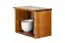 Wall shelf solid pine wood, Oak rustic Junco 335 - 30 x 40 x 24 cm (h x w x d)