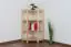 Low 106cm Corner Unit 006, solid pine wood, clearly varnished - H106 x W74 x D60 cm 