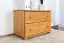 Chest of drawers/bed side table pine solid wood alder color Junco 152 – Dimensions: 55 x 80 x 42 cm (H x W x D)