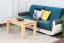 Coffee table solid, natural pine wood Junco 484 – Dimensions 50 x 90 x 60 cm