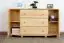 2 Door, 3 Drawer Sideboard Junco 169, solid pine wood, clearly varnished - H78 x W140 x D47 cm