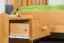 Night Dresser Pine Solid wood Alder color Junco 126 - Dimension: 40 x 40 x 27 cm (H x W x D)