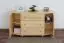 2 Door, 3 Drawer Sideboard Junco 169, solid pine wood, clearly varnished - H78 x W140 x D47 cm
