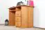Desk Junco 189, solid pine wood, Alder colours - Measurements 75 x 110 x 55 cm (H x W x D)