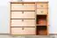 Shoe cabinet solid pine wood, Alder Junco 220 - Measurements: 80 x 90 x 40 cm (H x W x D)