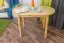 Dining Table 004, solid pine wood, clearly varnished - H75 x W115 x D70 cm 