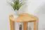 Tall 150cm Corner Unit 005, solid pine wood, clearly varnished - H150 x W30 x D30 cm