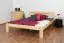 Youth Bed Pine Solid wood natural 75, incl. Slat Grate - 160 x 200 cm (W x L)
