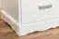 5 Drawer Cabinet Buteo 05, solid pine wood, white varnished - H123 x W80 x D40 cm