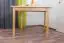 Dining Table 002, solid pine wood, clearly varnished - H75 x W100 x D100 cm 