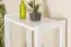 Shelf solid pine timber painted white Junco 56D - dimensions 125 x 50 x 30 cm