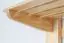 Garderobe solid, natural pine wood Junco 355 – Dimensions 60 x 70 x 29 cm