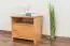 Bedside Table Wooden Nature 136 Solid Core Beech - 50 x 53 x 43 cm (H x W x D) 
